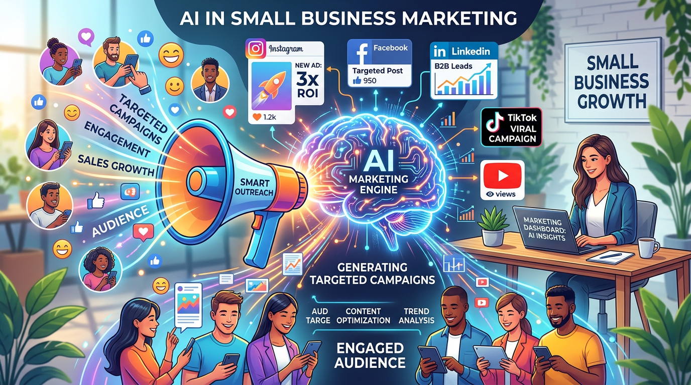 AI Marketing for Small Business: How to Automate Campaigns, Content, and Analytics